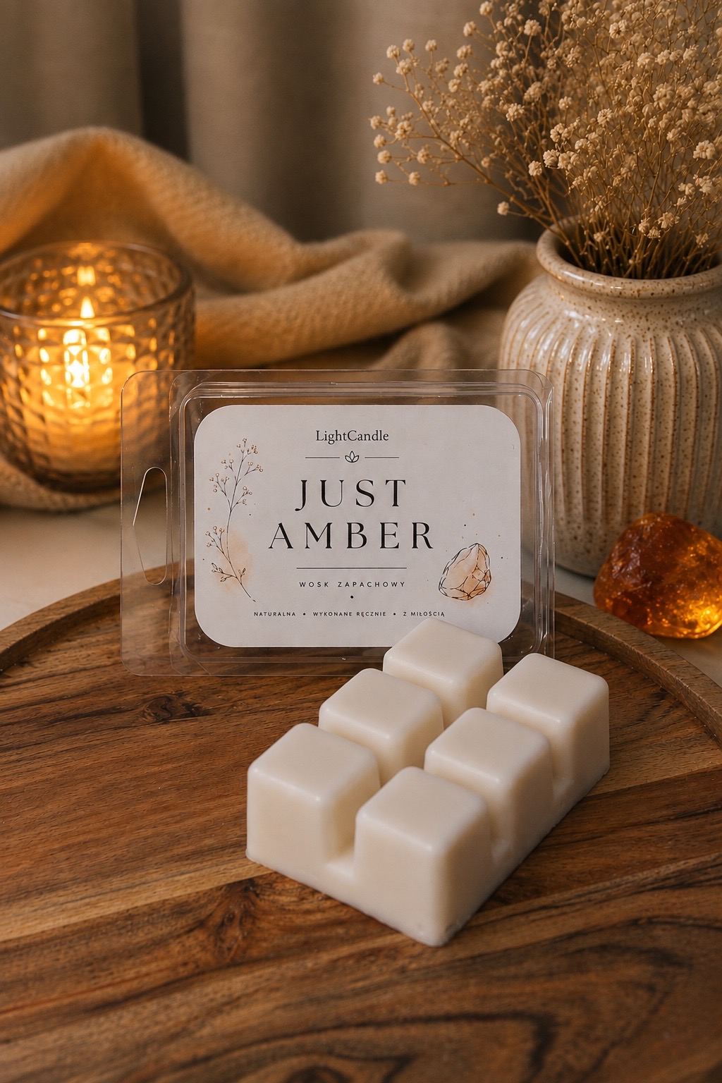 Wosk do kominka - Just Amber - miniatura