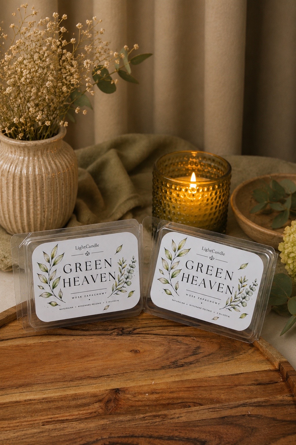 Wosk do kominka - Green Heaven - miniatura